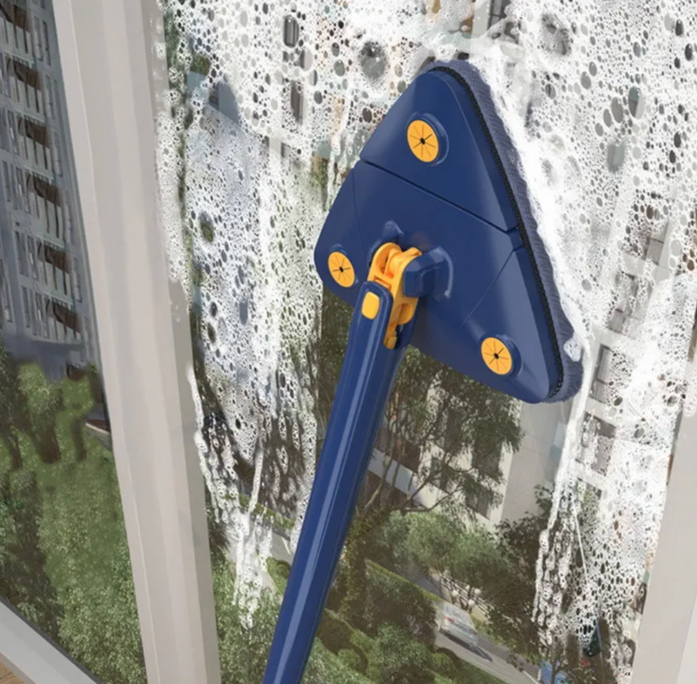 Trapeador triangular extensible 360