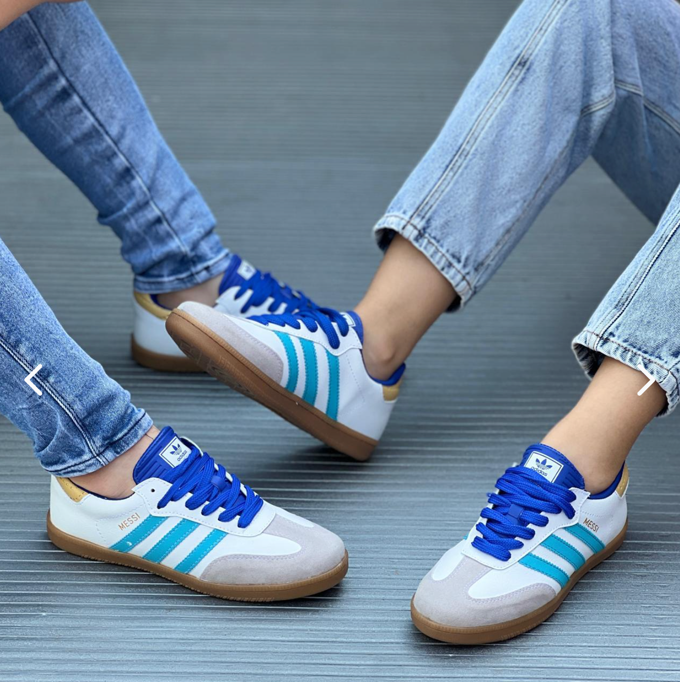 ¡⚡️ Descubre las nuevas Samba Messi x Adidas! 🕶️👟 El estilo clásico se reinventa con la leyenda del fútbol. 🌟⚽️