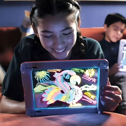 💖 "Combo Super  Premium💖 "La Maleta Unicornio Que Hará Feliz a Tu Pequeña 🎁 "🎒✨+  Tablero Mágico -Magic Pad 3D🎁 "🎒✨