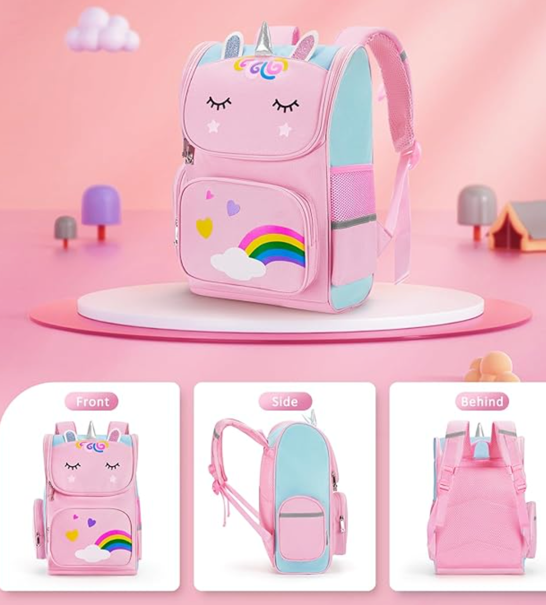💖 "Combo Super  Premium💖 "La Maleta Unicornio Que Hará Feliz a Tu Pequeña 🎁 "🎒✨+  Tablero Mágico -Magic Pad 3D🎁 "🎒✨